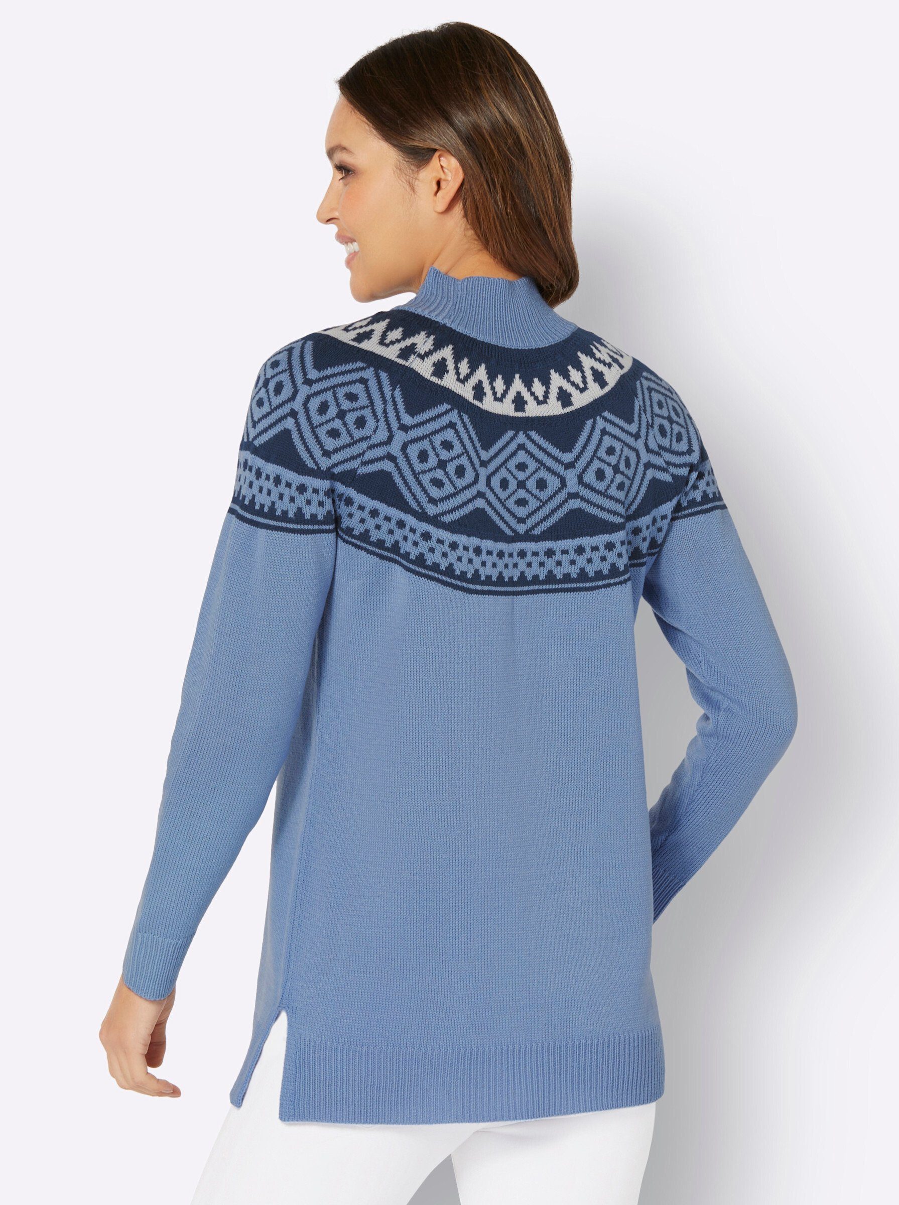Sieh an! Strickpullover Longpullover günstig online kaufen
