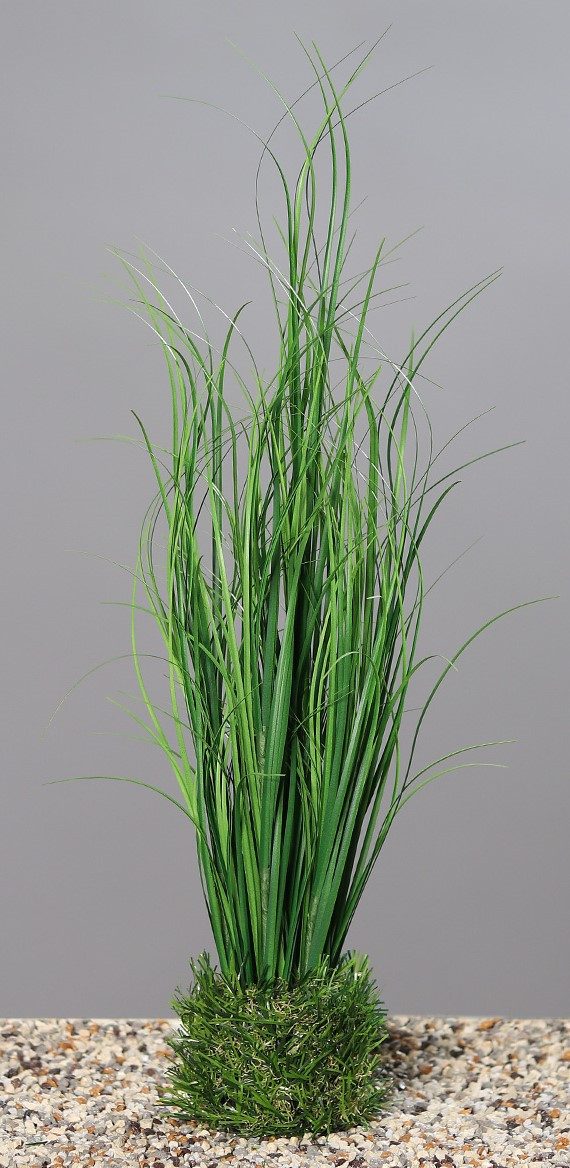 Kunstgras Kunstpflanze GRAS im GRAS. Grasbusch im Topf aus Gras ca 40cm., DPI