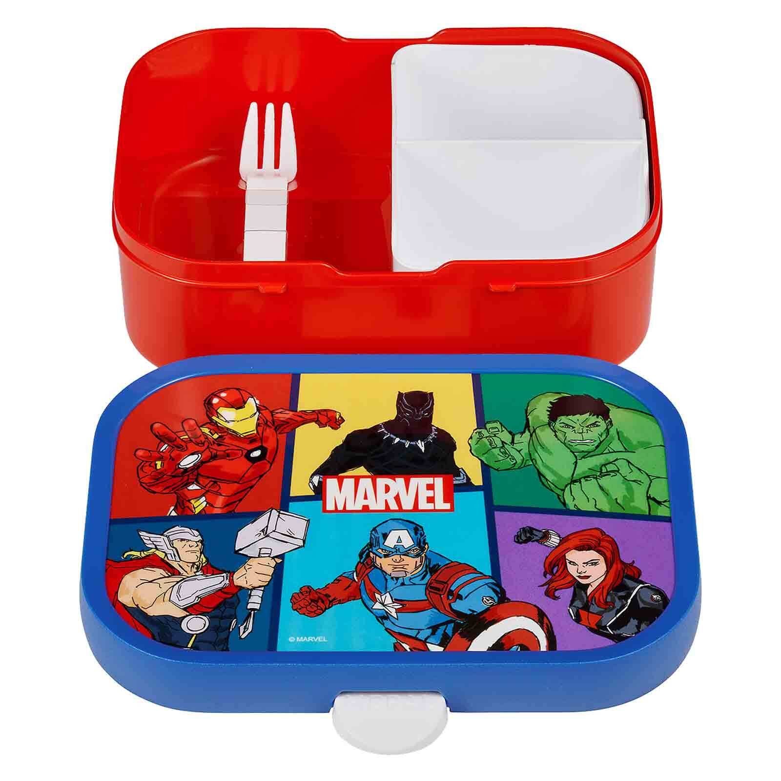 (ABS), nicht (2-tlg), + 400 ml Lunchset 700 mikrowellenfest Set, Avengers spülmaschinenfest, Mepal nicht 2er Campus gefrierfachgeeignet, ml Lunchbox Acrylnitril-Butadien-Styrol