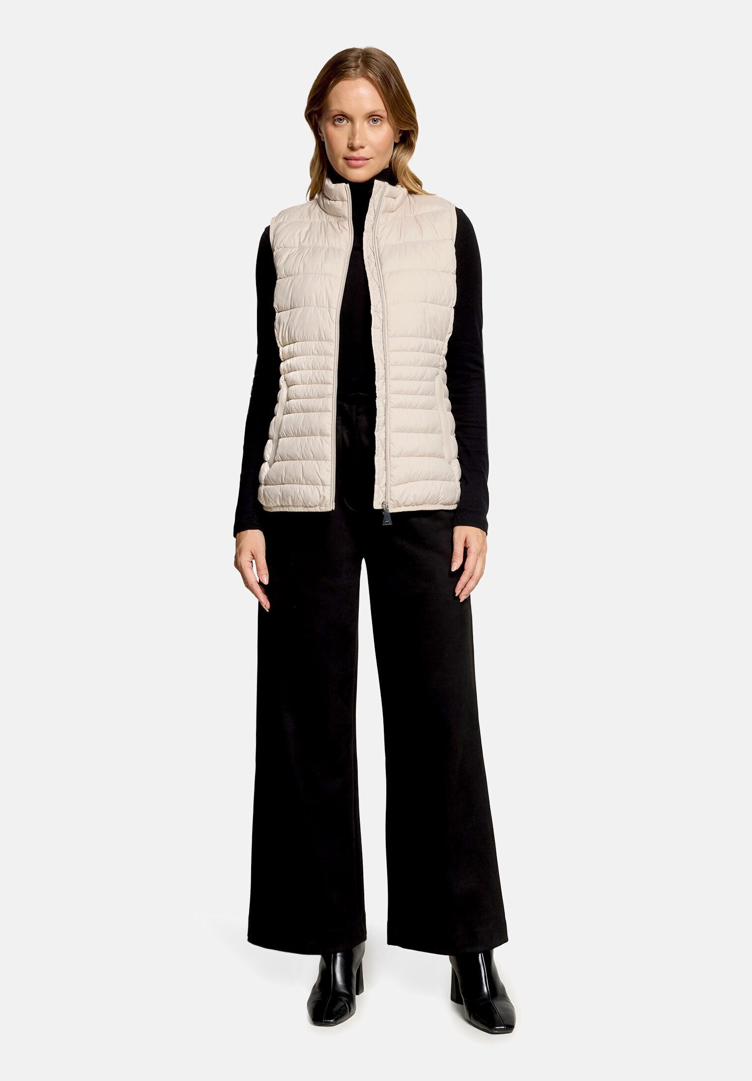 Betty Barclay Strickweste Damen mit Stehkragen
