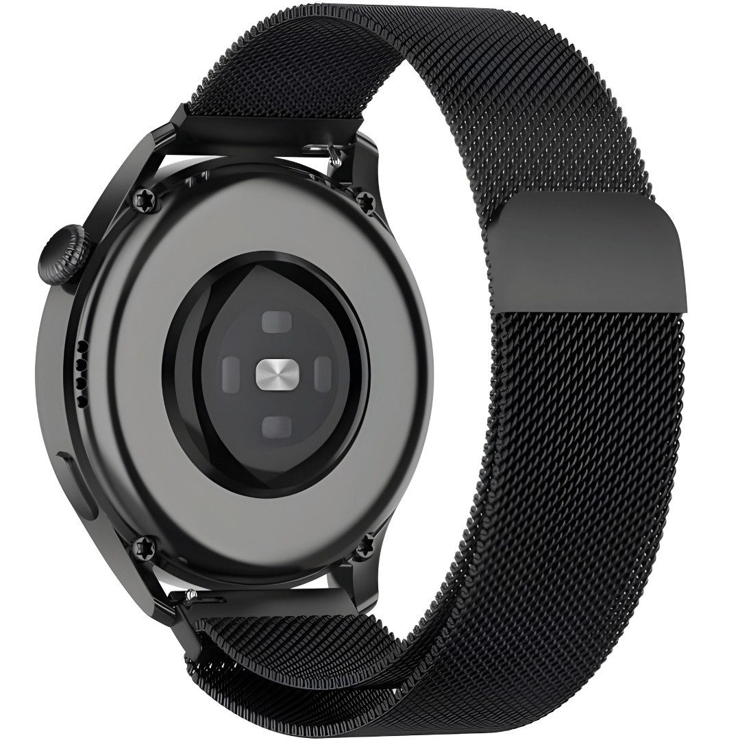 SmartUP Smartwatch-Armband für Huawei Watch GT5 46mm / 41mm Metall Milanese Edelstahl Ersatzband, rostfreier Edelstahl, zeitloses Design