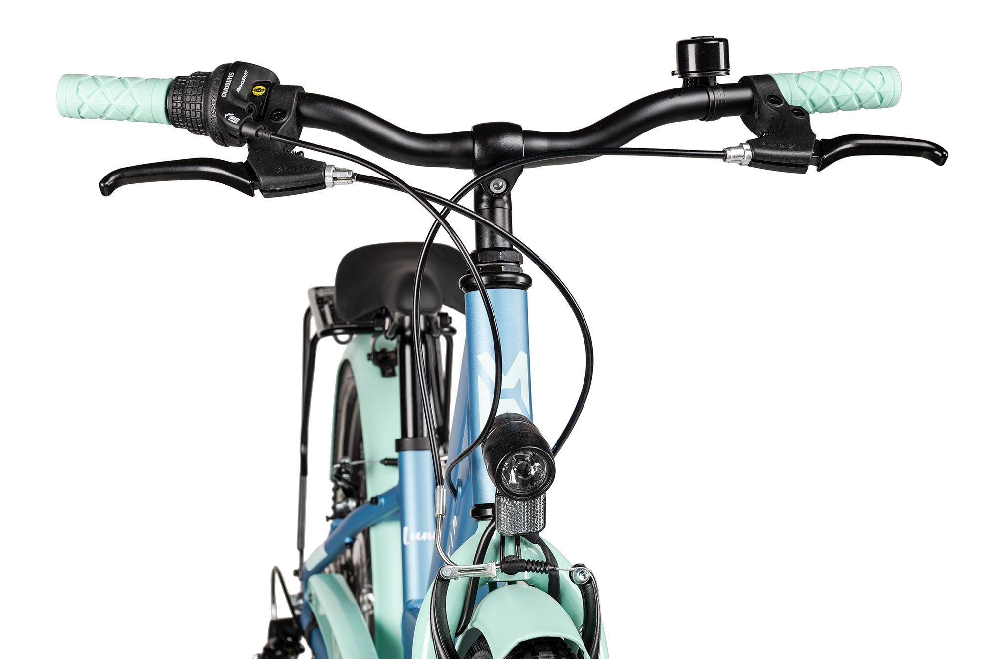 Maxim Kinderfahrrad Luna 20-7, 7 Gang Shimano Tourney RD-TY300 Schaltwerk, Kettenschaltung, leichter Aluminiumrahmen blau