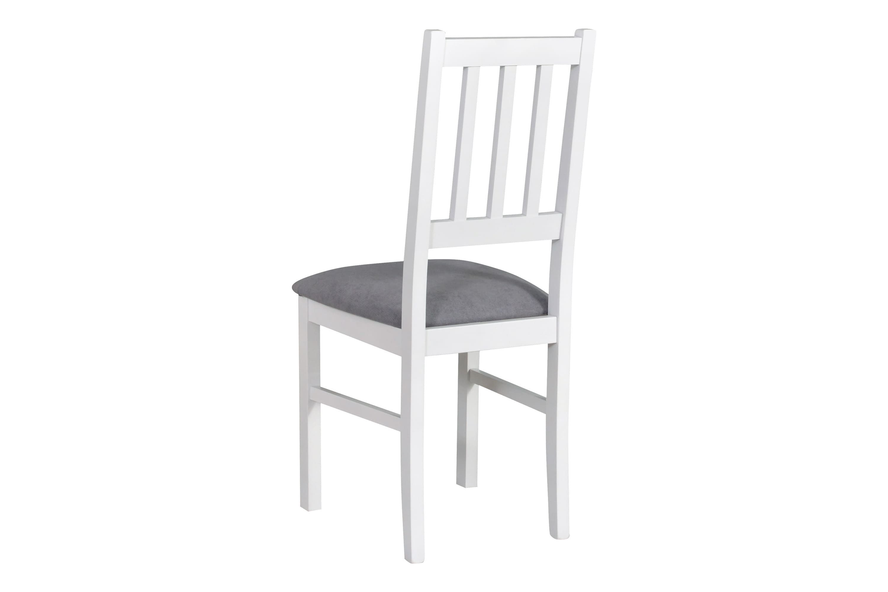 MOEBLO Stuhl BESO 04 (Polsterstühle, Holzstühle, Esszimmerstühle, Polsterstuhl aus Buchenholz für Esszimmer, Holzstuhl mit gepolstertem Sitz, 4 St), (BxHxT): 43 – Bild 3 von 5