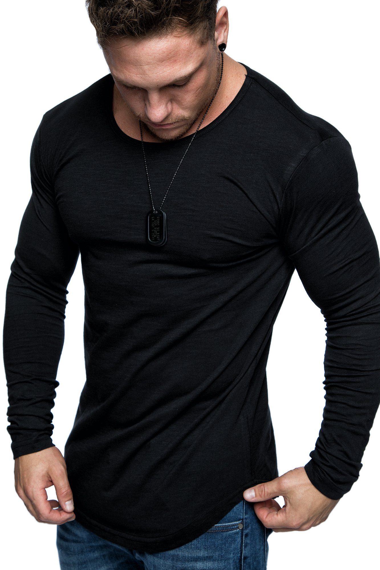 Rundhalsshirt FRISCO Langarmshirt