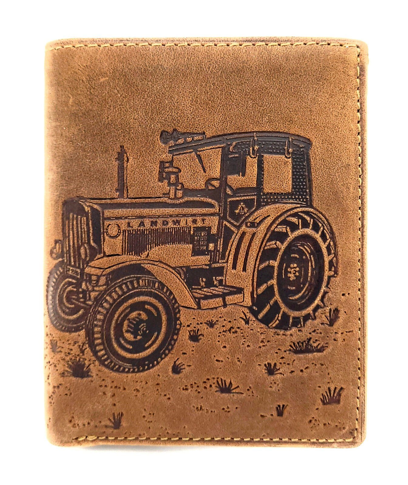 Traktor Schutz, Geldbörse Geldbeutel echt JOCKEY mit Leder CLUB Landwirt RFID Portemonnaie