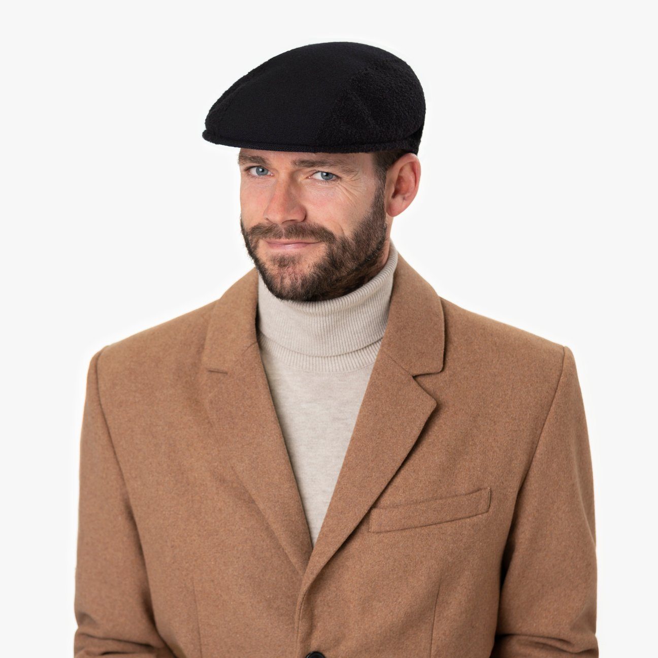 Kangol Flat Cap (1-St) Schirmmütze mit grau Schirm