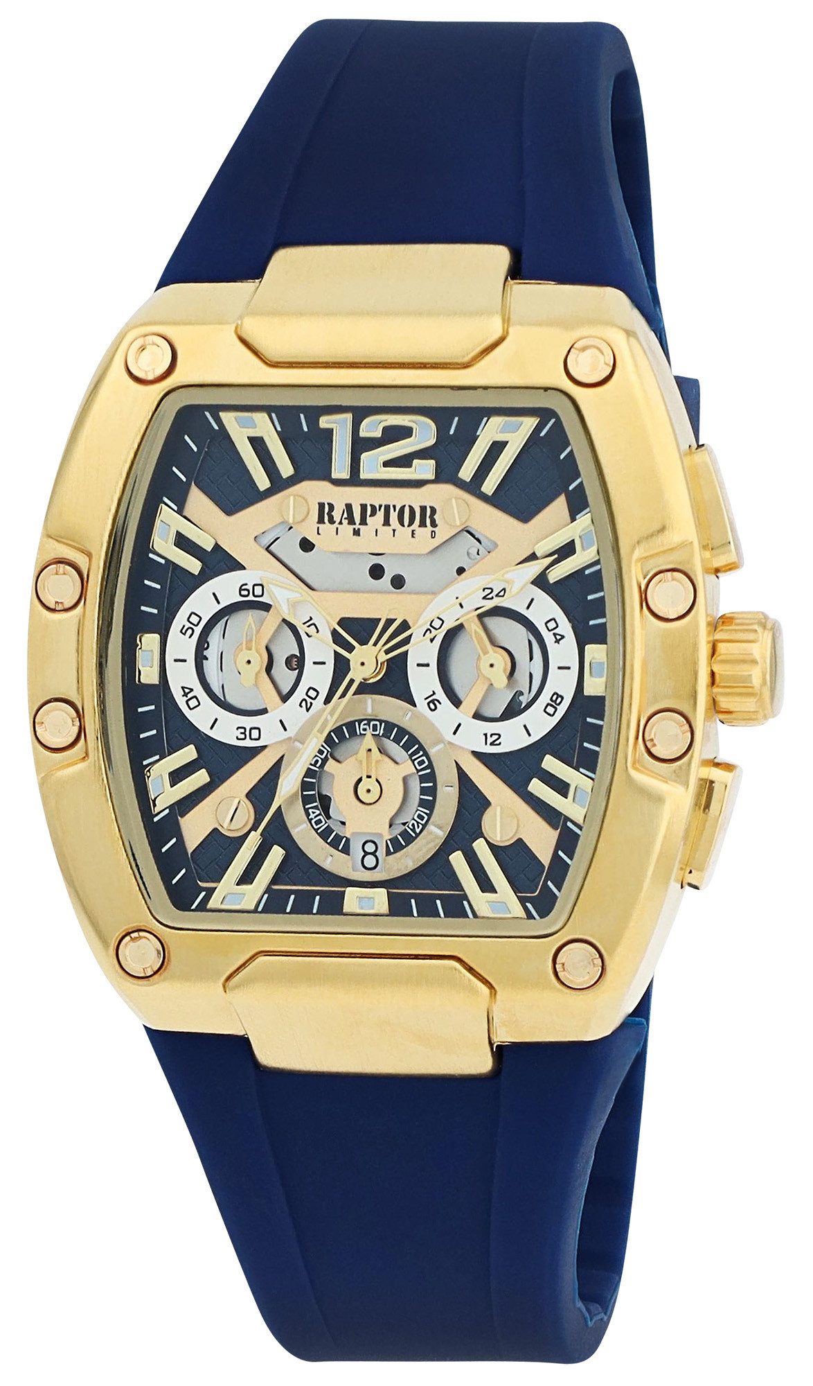 Quarzuhr Aldriel Silikonarmband, Chronograph, 5 ATM