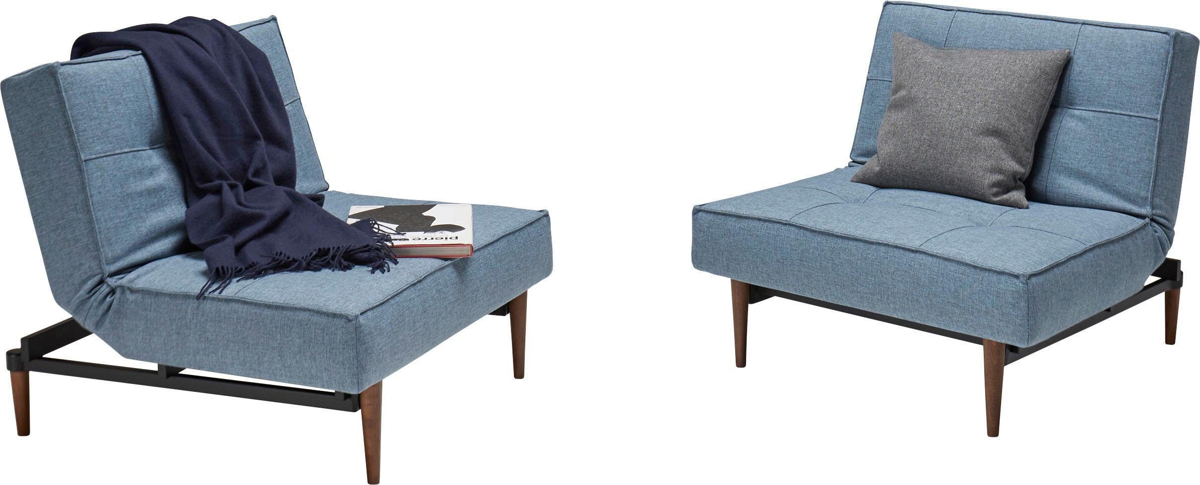 Splitback, dunklen skandinavischen in Beinen, Styletto Design ™ Sessel INNOVATION LIVING mit