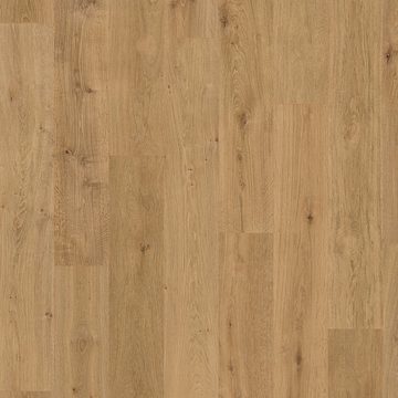 EGGER Korklaminat »Comfort EHC030 Clermont Eiche natur«, Korkboden in Holzoptik, Bodenbelag: warm & leise, 8mm, 1,995m² - nachhaltiger Fußboden - braun