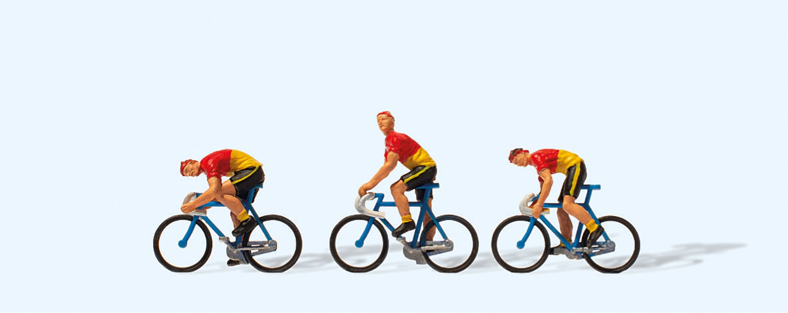 Preiser Sammelfigur Radfahrer Team 1 PRE25003, Made in Europe