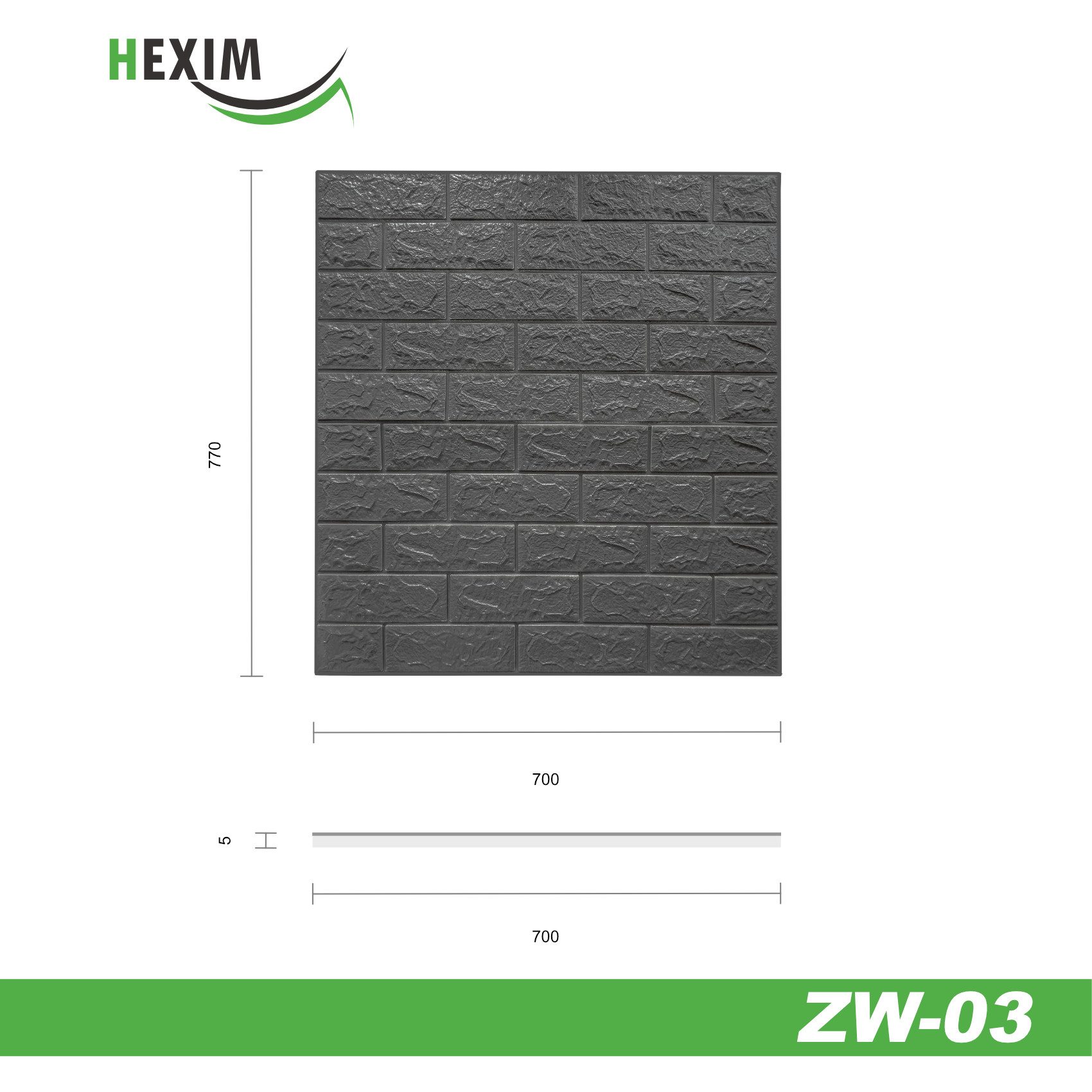 Hexim 3D Wandpaneel, (Wanddekoration Steinoptik 1,06 günstig online kaufen