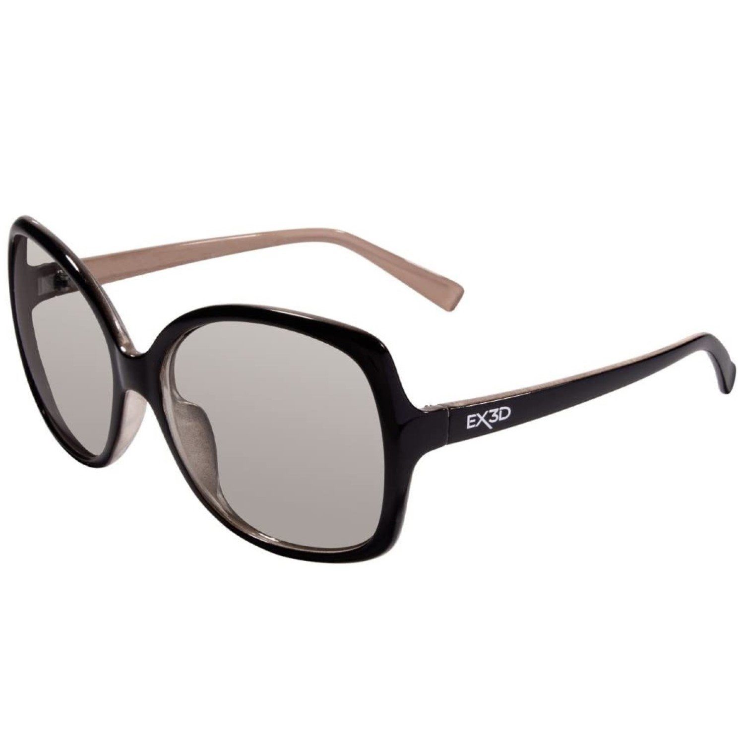 Hama 3D-Brille Damen 3D Brille Passiv Retro Polfilterbrille, Passiv Polarisation Masterimage RealD Zertifizierung 3D-Kino HD TV