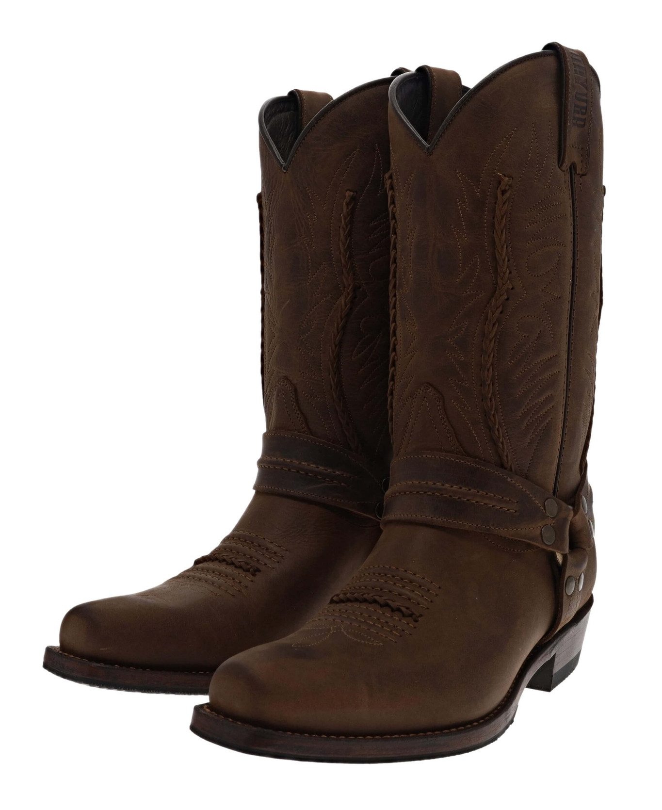 MB007 SADALE Braun Cowboystiefel