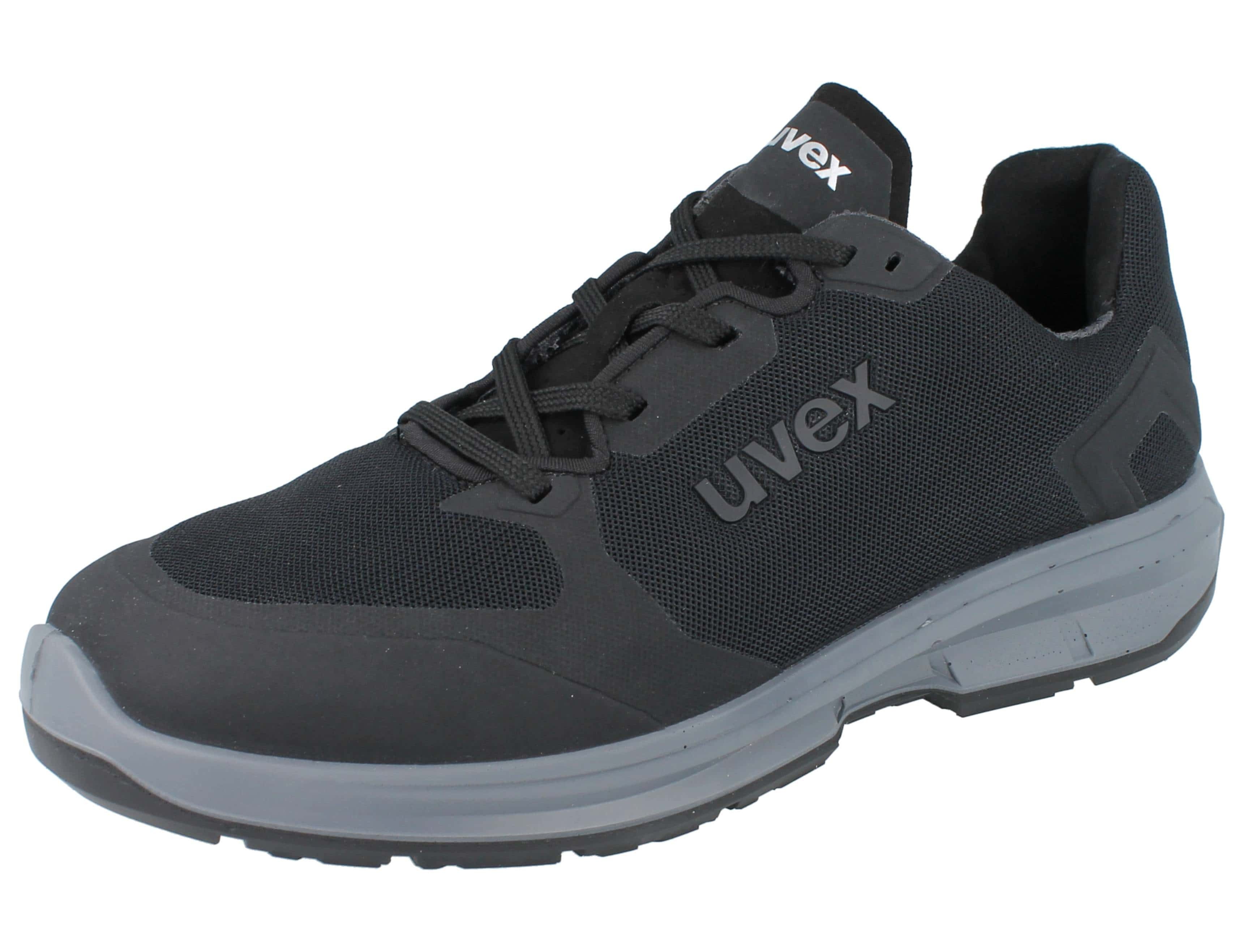 Uvex UVEX 1 sport NC Damen Herren Berufsschuhe schwarz - Größe: 45 Schnürschuh Wechselfußbett