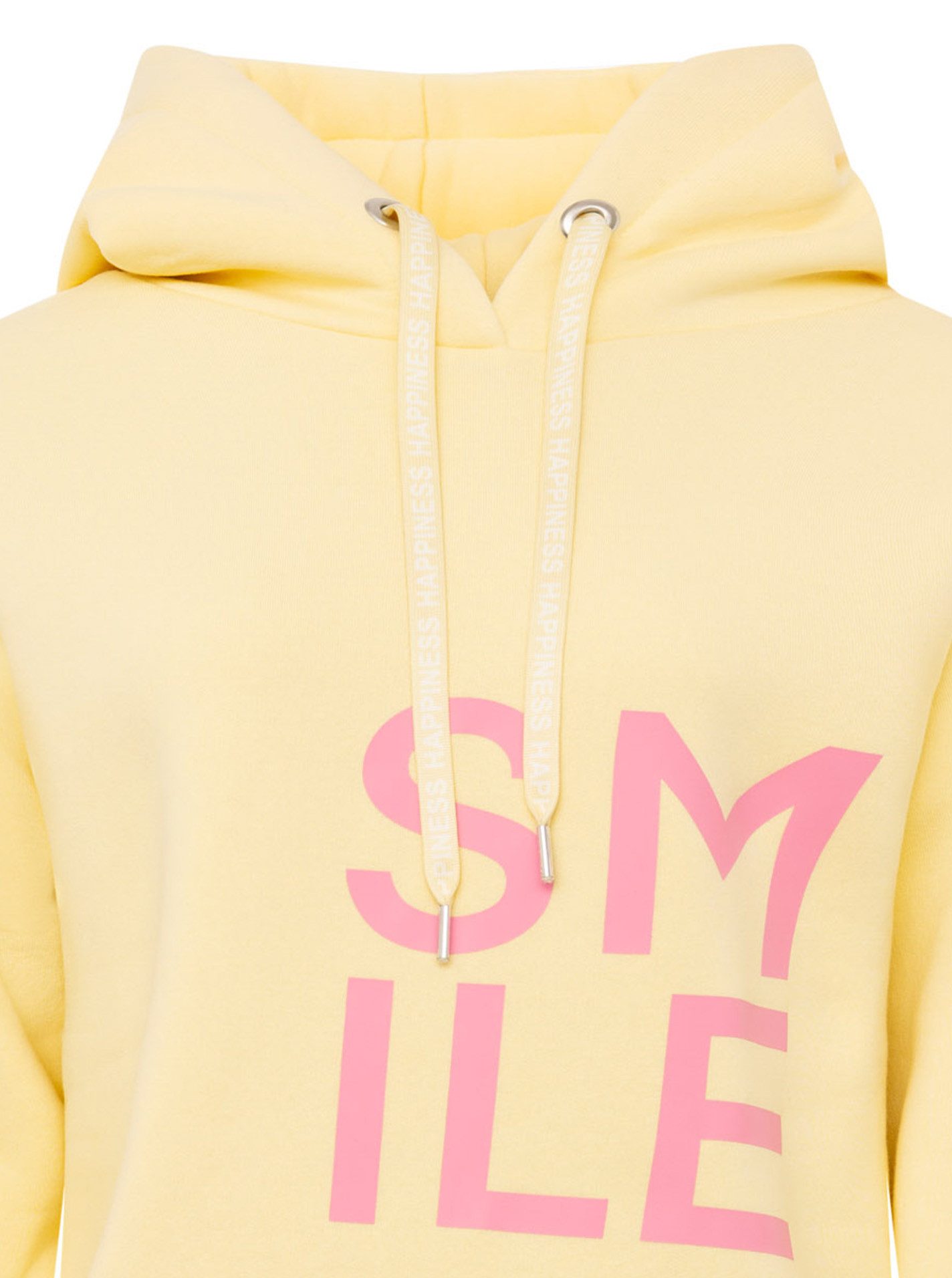 Zwillingsherz Hoodie "Alissa" Langarm, Kapuze, Neon-Details, Kordelzug, Frontprint, Kängurutasche – Bild 5 von 5