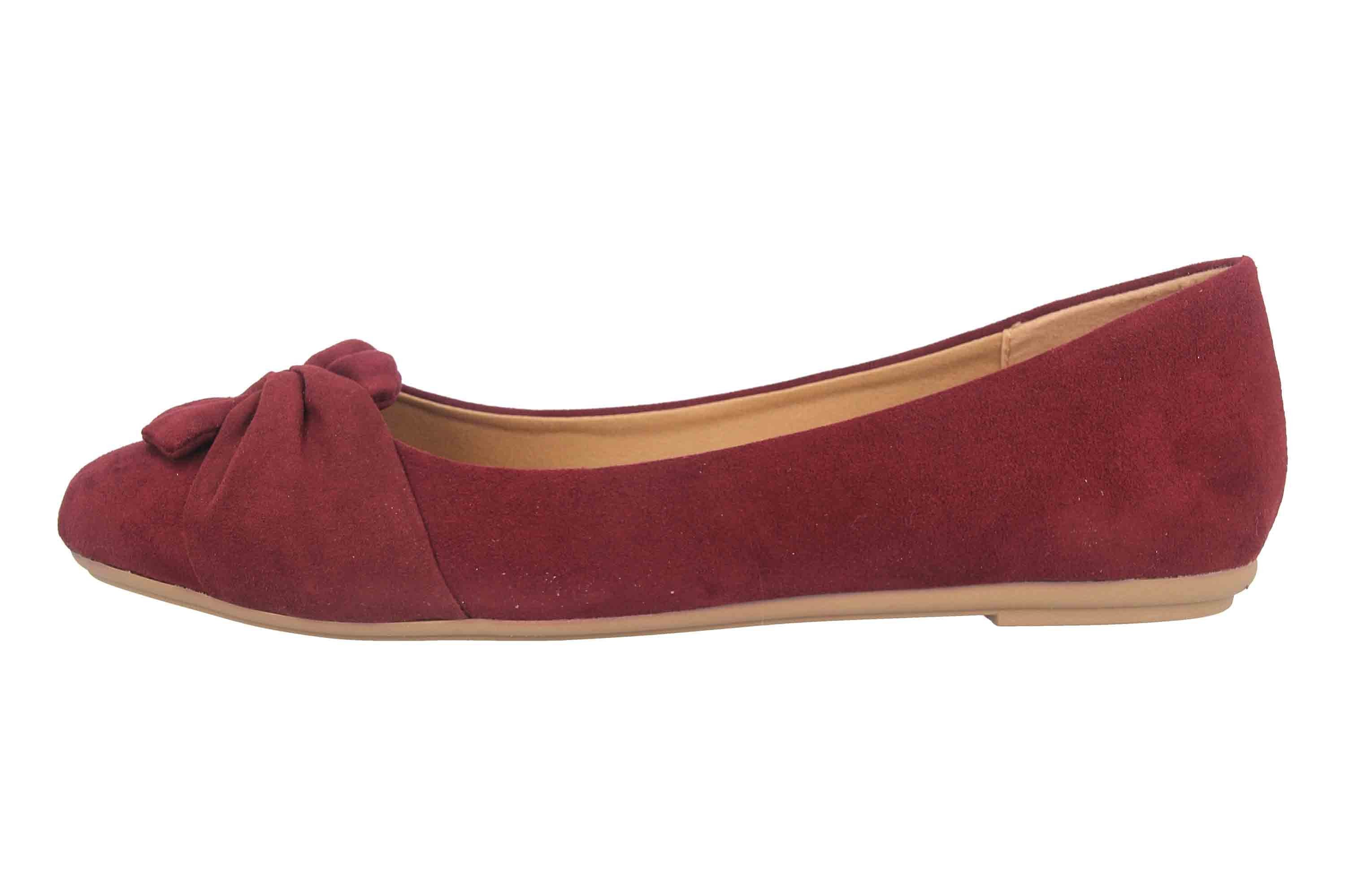 Fitters Footwear 2.589641 Burgundy Ballerina