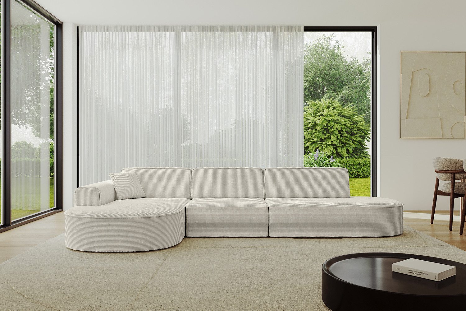 ALTDECOR Ecksofa MARI-L2, Sofa Praktische Bequeme Funktionsecke Couch L-Form Eckcouch, Corner Sofa L-Form Vielseitige Sofa Wohnlandschaft Wohnzimmer