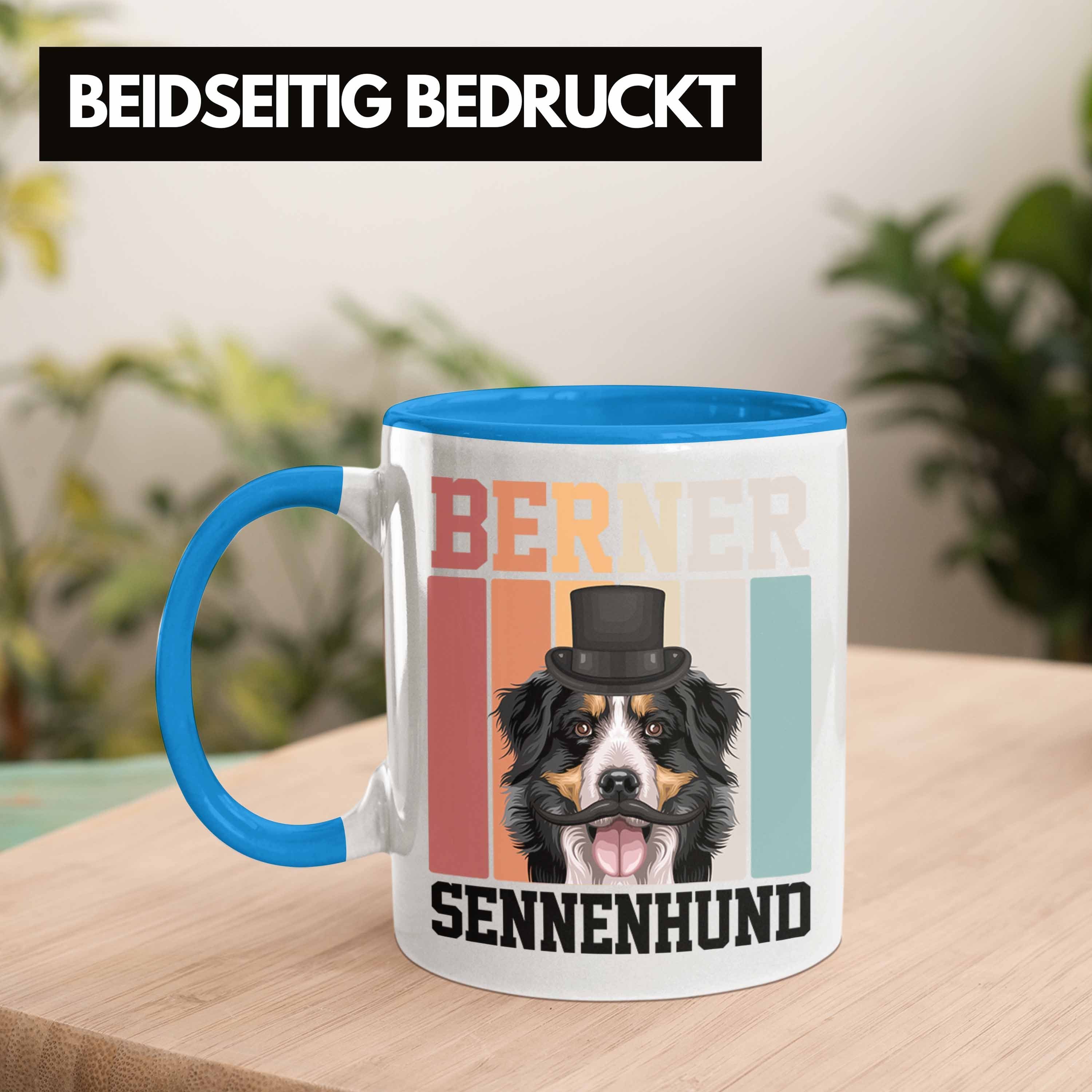 Tasse Spruch Sennen Lustiger Geschenkidee Ret Trendation Besitzer Tasse Blau Berner Geschenk