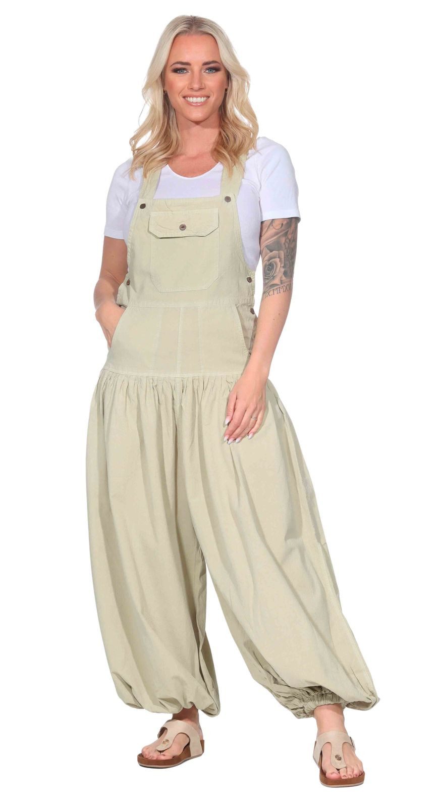 KUNST UND MAGIE Latzhose Hippie Latzhose günstig online kaufen