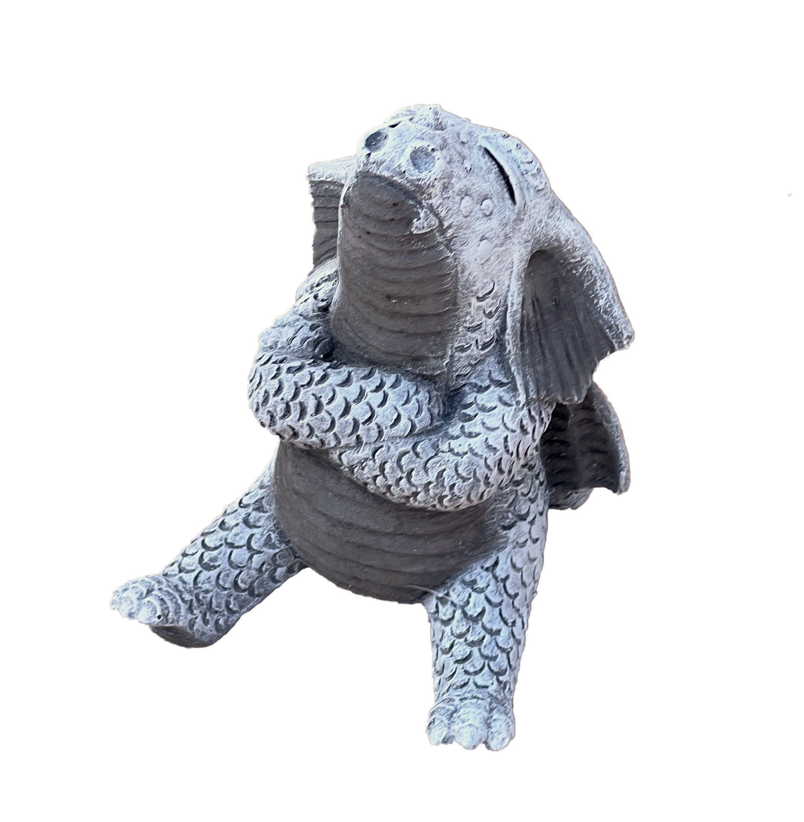 Stone and Style Gartenfigur Steinfigur Trotzdrache günstig online kaufen