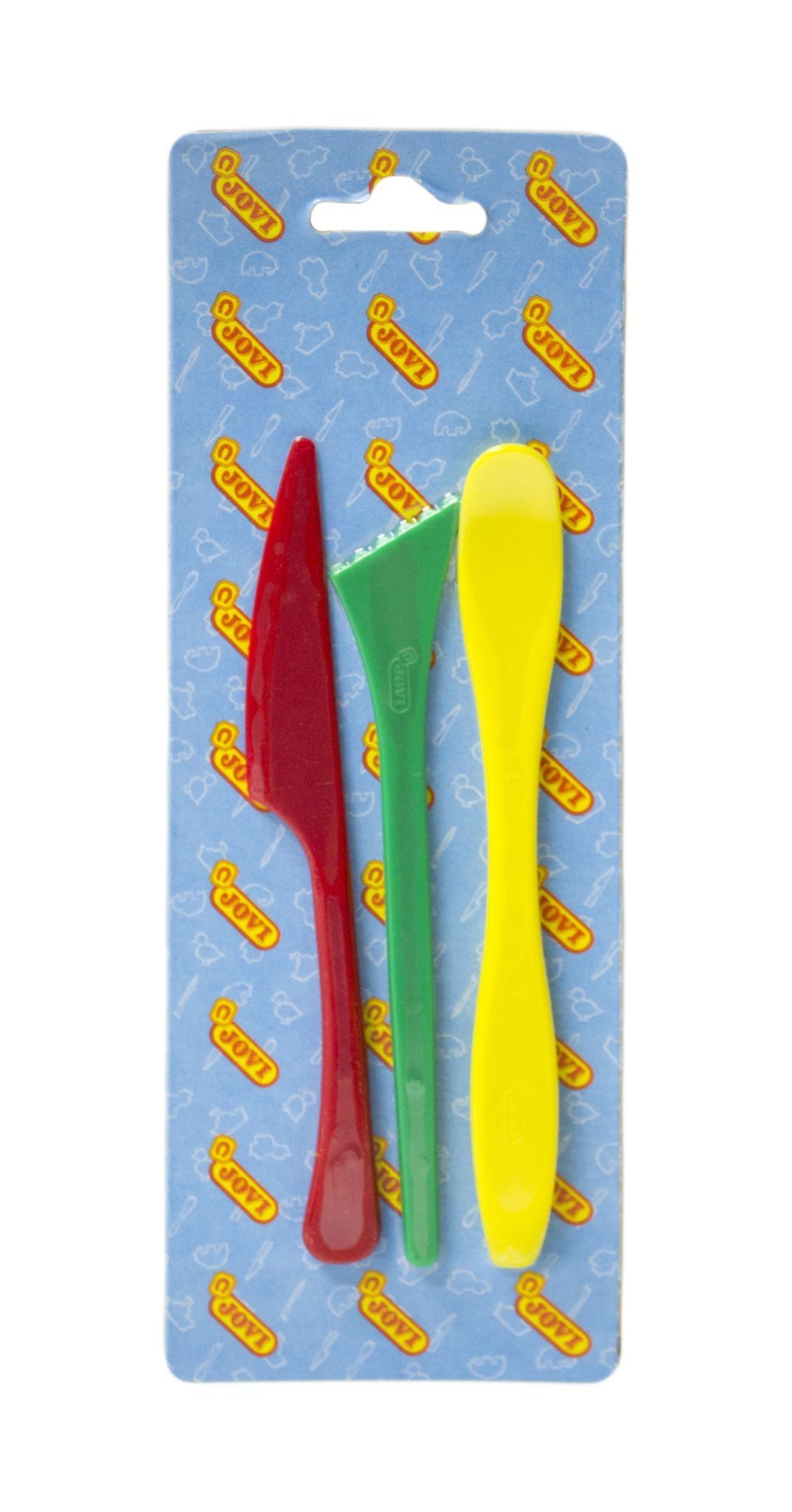 Jovi Modellierwerkzeug JOVI Modellierwerkzeuge Blister mit 3 Stück, sortiert