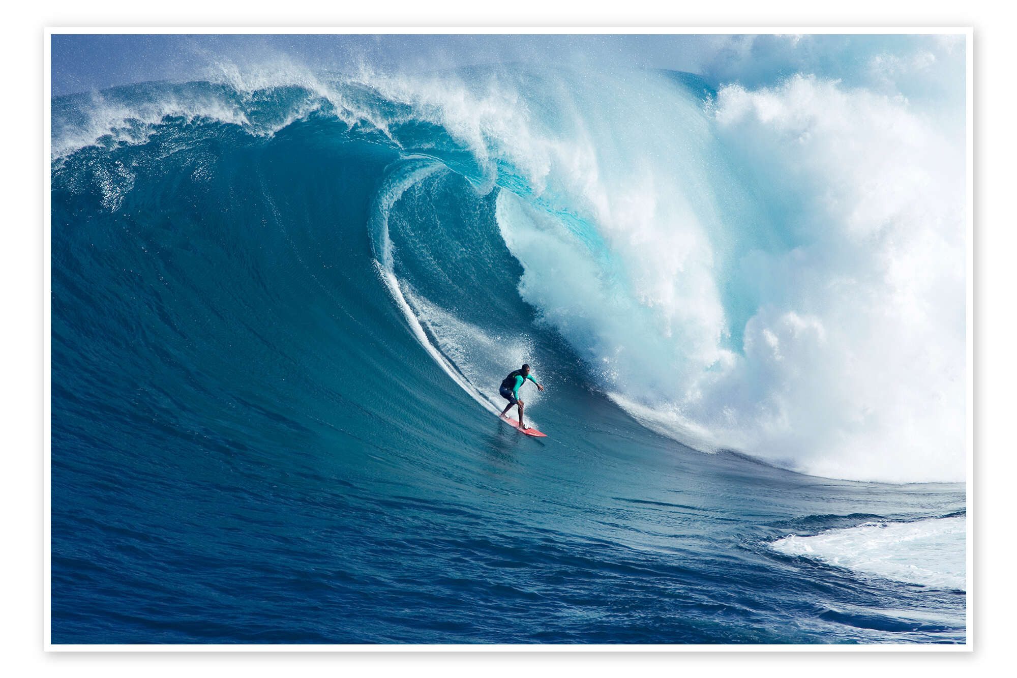 Posterlounge Wandbild Riesige Welle vor Maui, Ron Dahlquist, erhältlich als Poster, Leinwandbild, Wandsticker oder Acrylglasbild