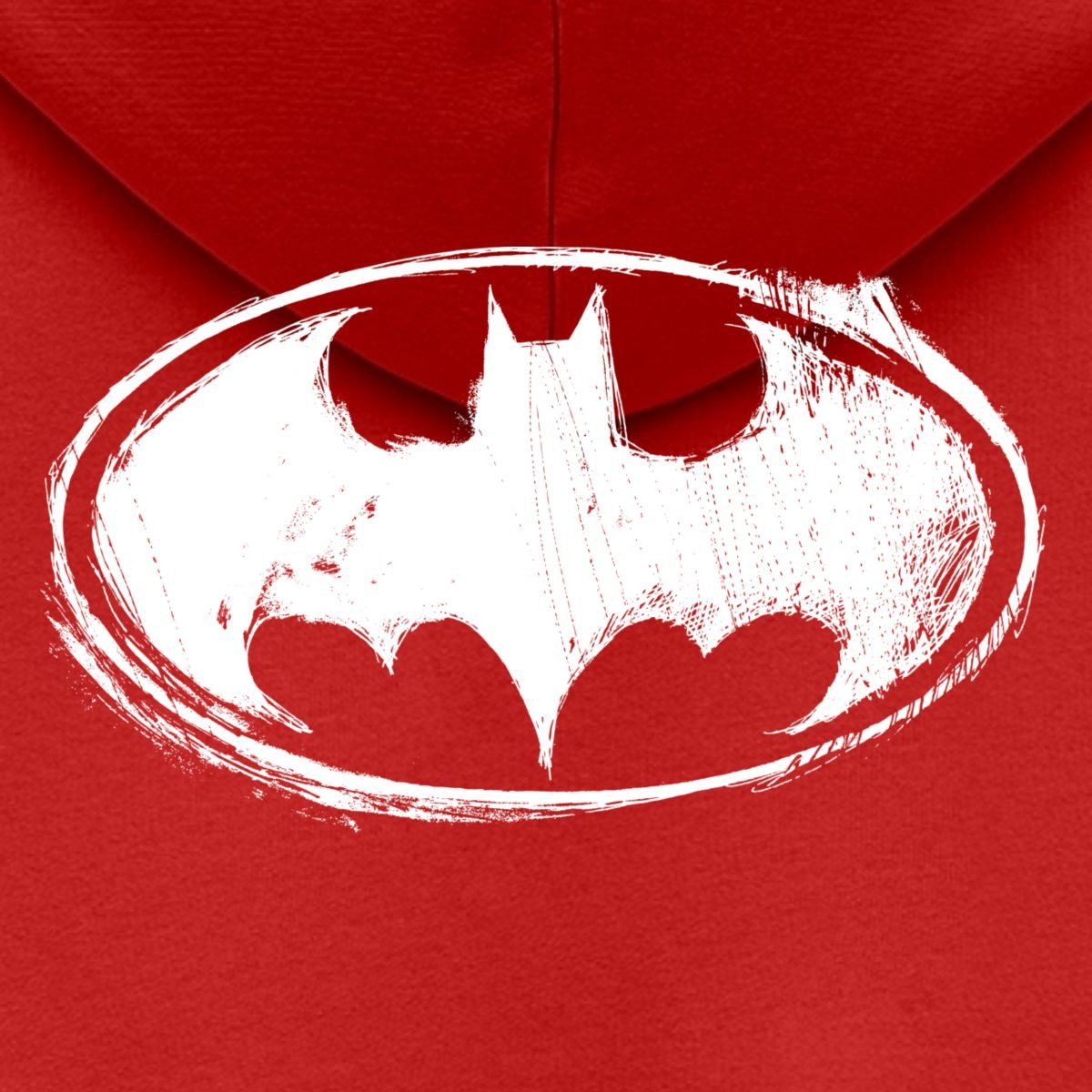 Spreadshirt Hoodie DC Comics Batman Logo Gezeichnet Kinder Premium Hoodie (1-tlg)