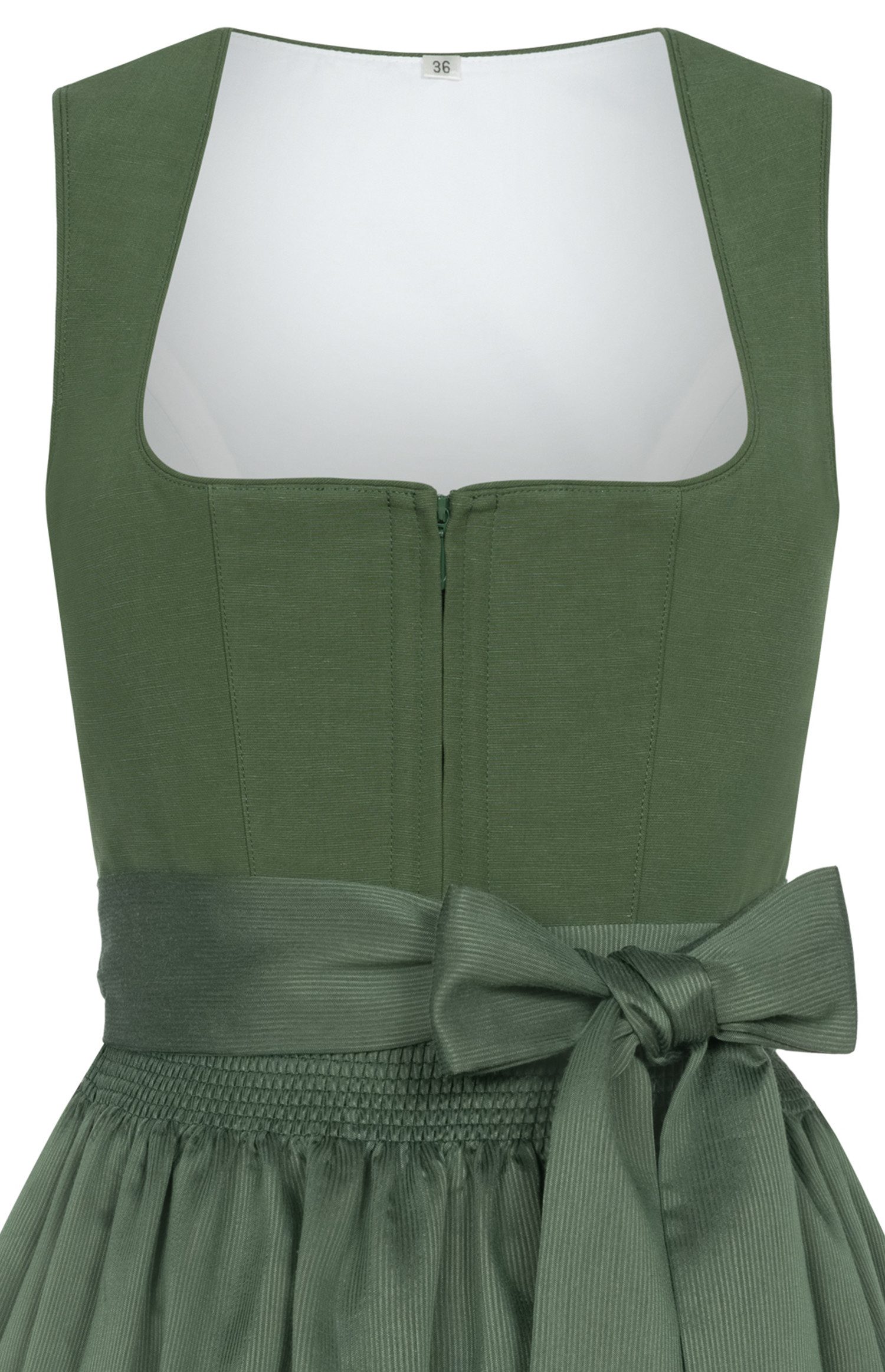 Nübler Dirndl Midi Dirndl Rezi in Oliv von Nübler