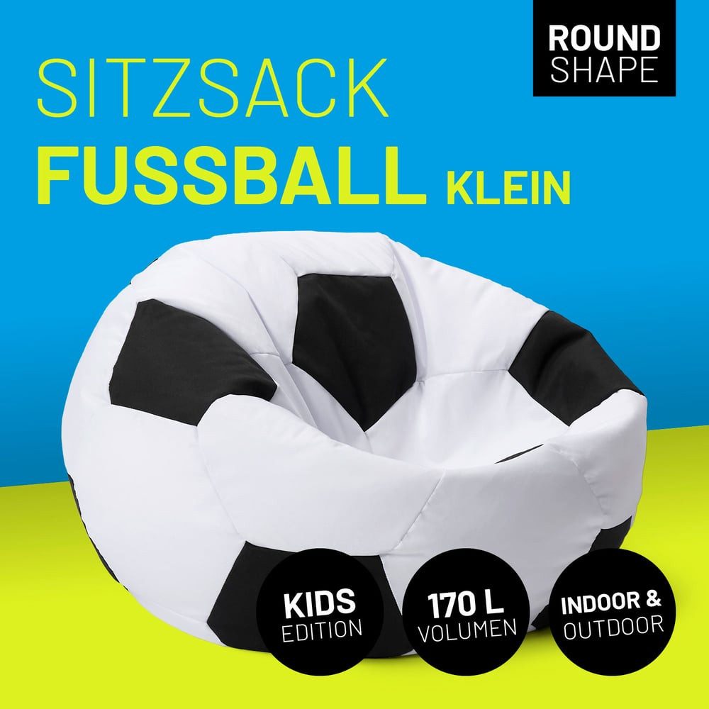 Lumaland Sitzsack Luxury Fußball gaming Sitzkissen Bodenkissen, Fußballopti günstig online kaufen