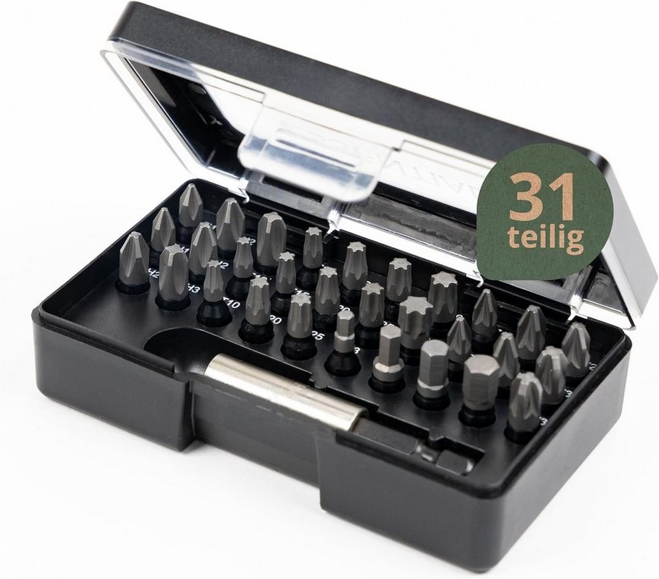 Wiha Bit-Set, Essential Impact Set 31-tlg. inkl. Bitbox PH, PZ, Sechskant,  Torx