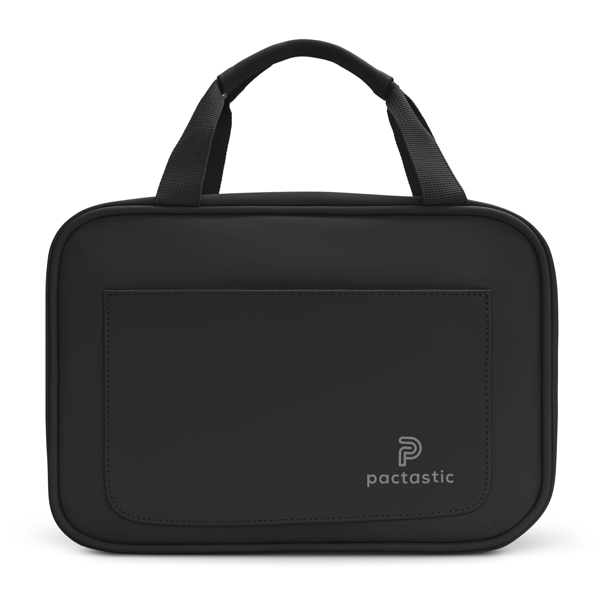 Pactastic Kulturbeutel Urban Collection, Veganes Tech-Material black