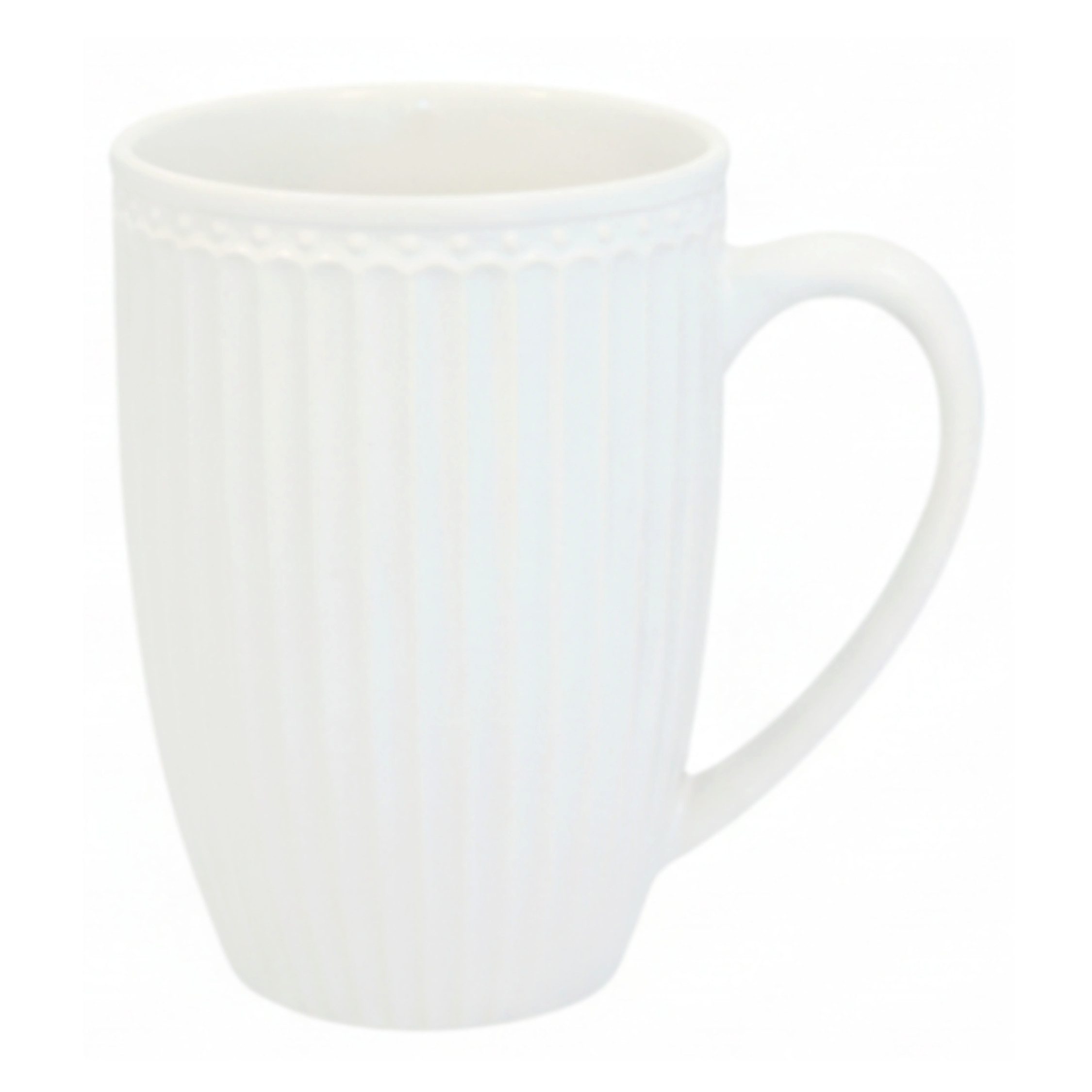 Greengate Tasse GreenGate Große Tasse Alice Weiß