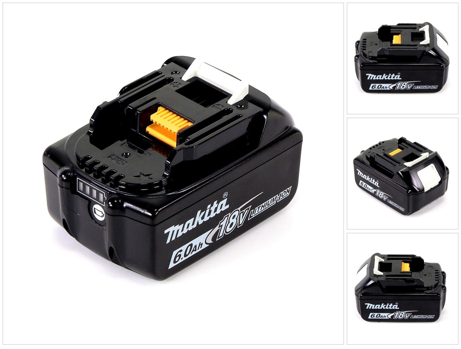 Makita Makita BL 1860 B 18 V - 6,0 Ah / 6000 mAh Li-Ion Akku mit LED - Anzeig Akkupacks