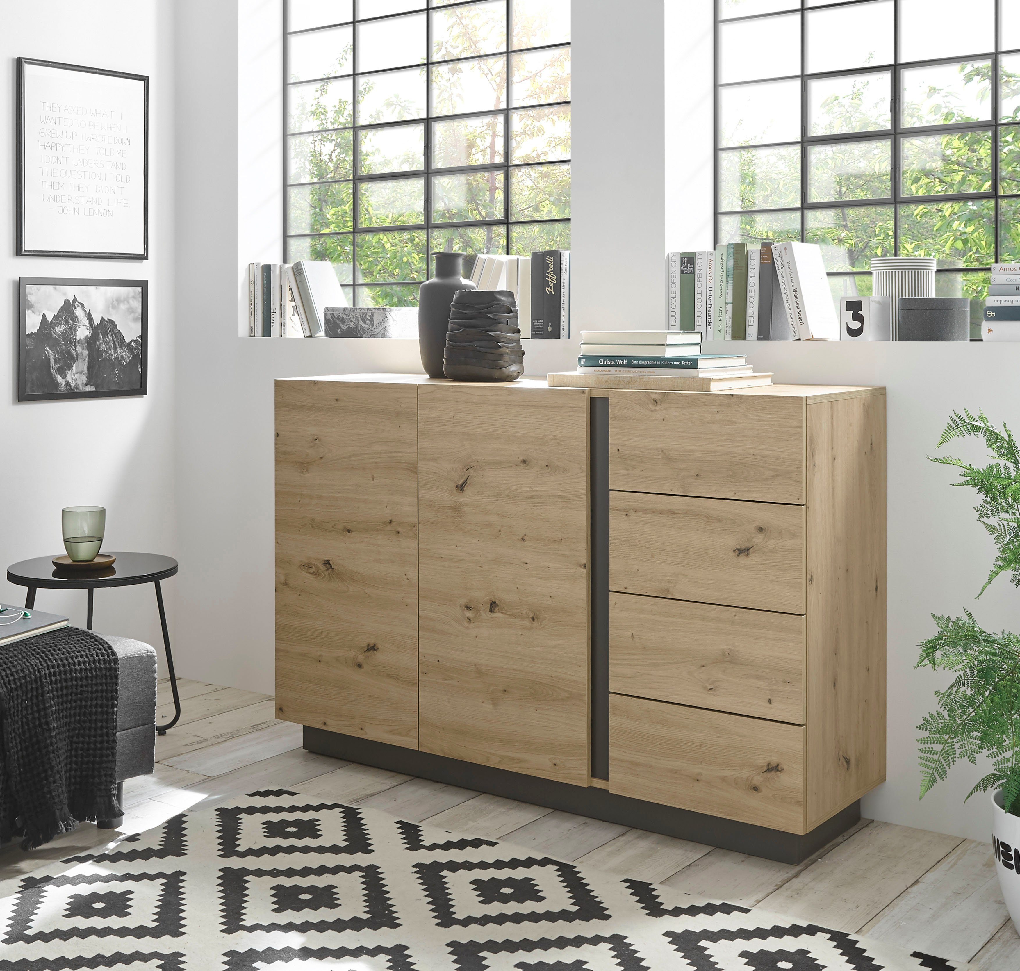 Home affaire Sideboard CLAiR Sideboard 53, Breite 138 cm