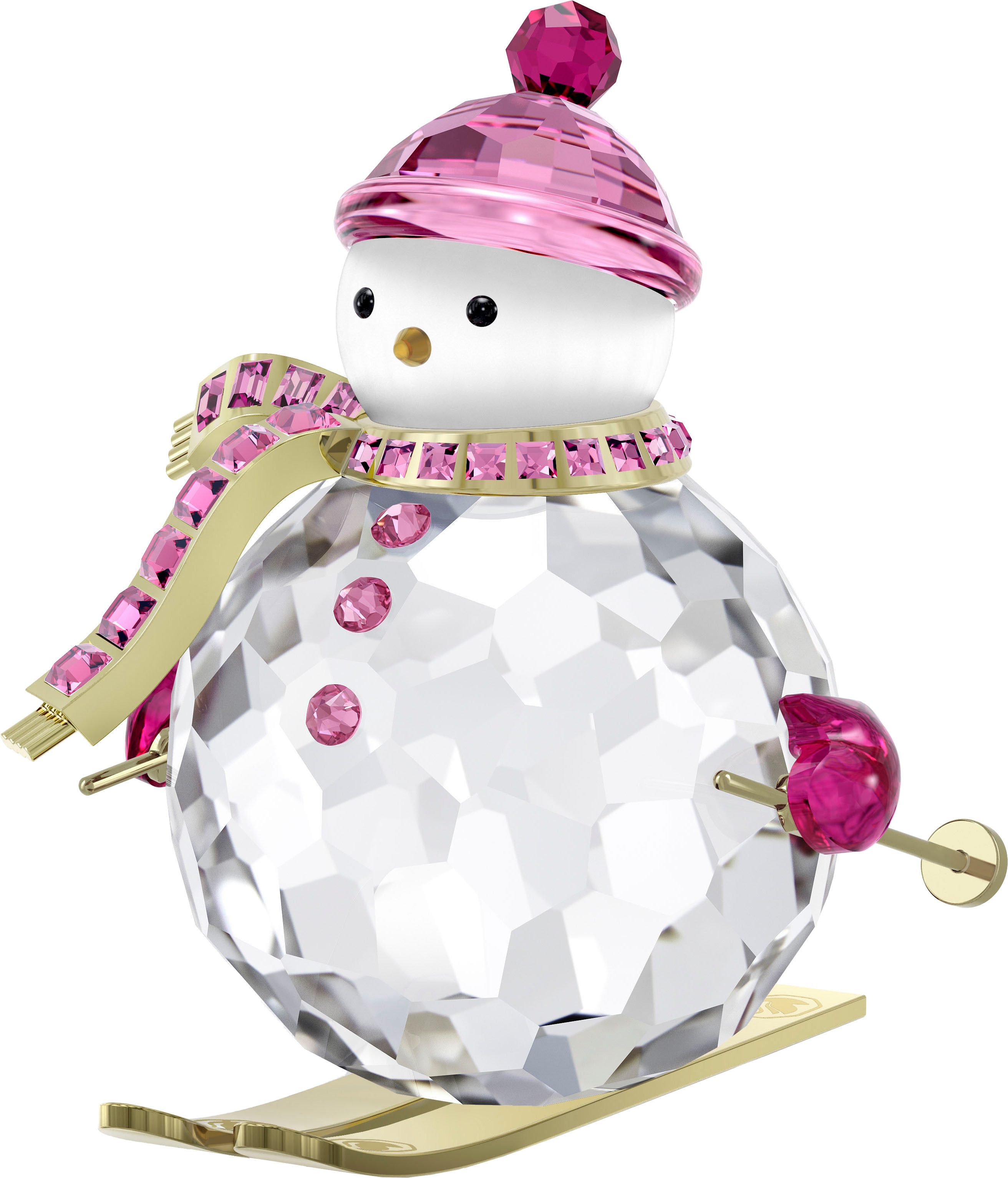 Swarovski Weihnachtsfigur Deko Kristall Sammelfigur Holiday Cheers Dulcis Schneemann (1 St), Swarovski® Kristall