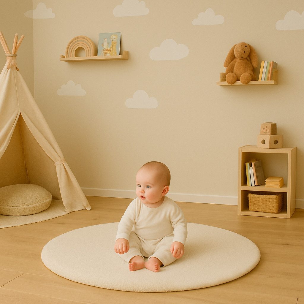 Krabbeldecke Krabbeldecke Krabbelmatte Kinderteppich, Nordic Coast Company, Kinderzimmerteppich