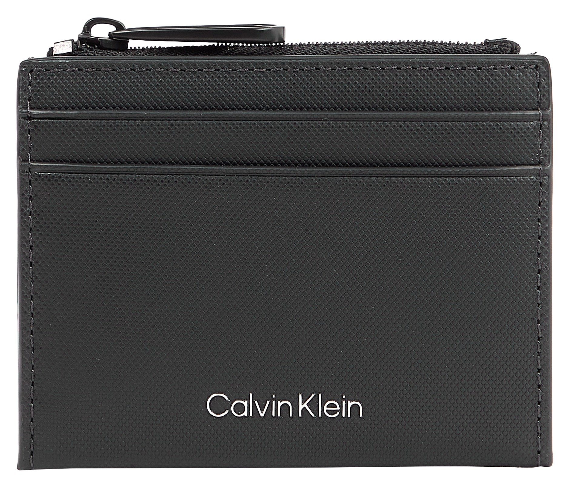 Calvin CK mit CARDHOLDER 10CC Klein MUST W/ZIP, Markenschriftzug schlichtem klassisches Kartenetui Design