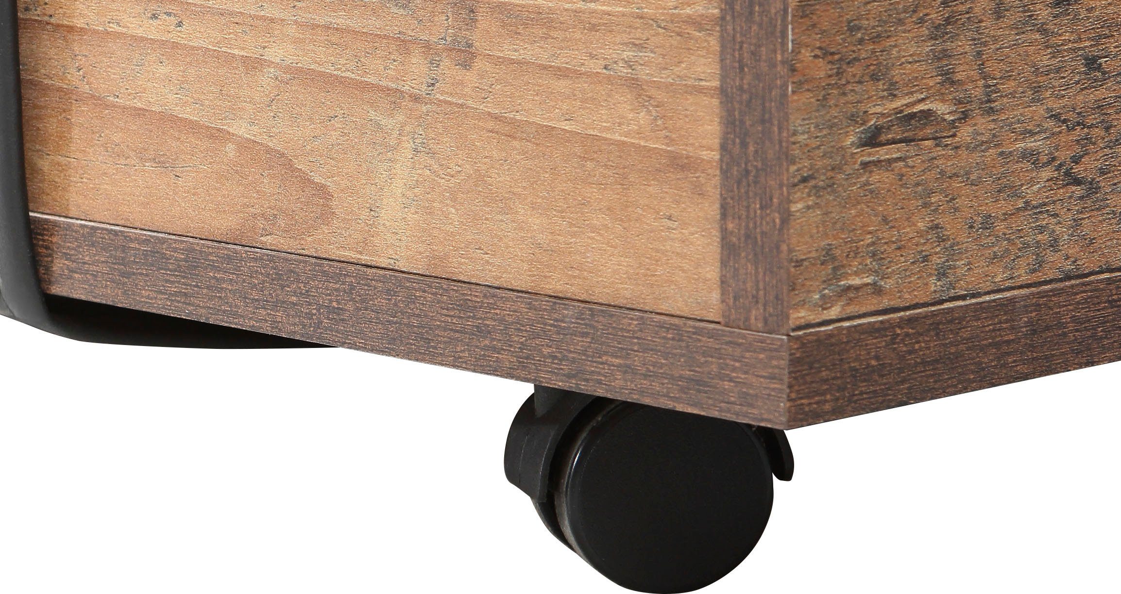 FORTE Couchtisch Couchtisch Fobya, auf Rollen, Breite ca. 110 cm