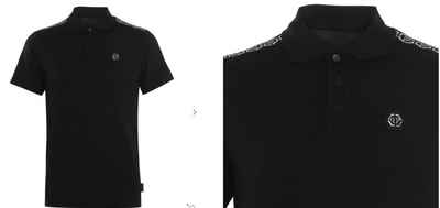 PHILIPP PLEIN Poloshirt Philipp Plein New Season Iconic Cult Tape Polo-Shirt Polohemd Hemd T-S