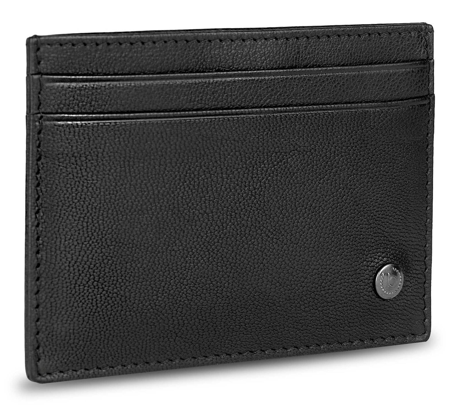 bugatti Kartenetui Credit Card Holder, aus echtem Ziegenleder mit RFID-Blocker Schutz