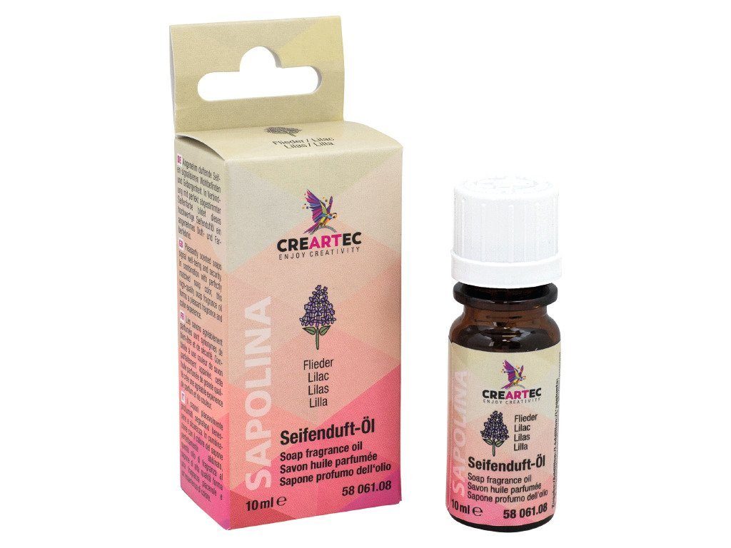 CREARTEC Seifenduftöl Sapolina Duft Flieder - 10ml -, zur Herstellung von frisch riechender Seife - Made in Germany