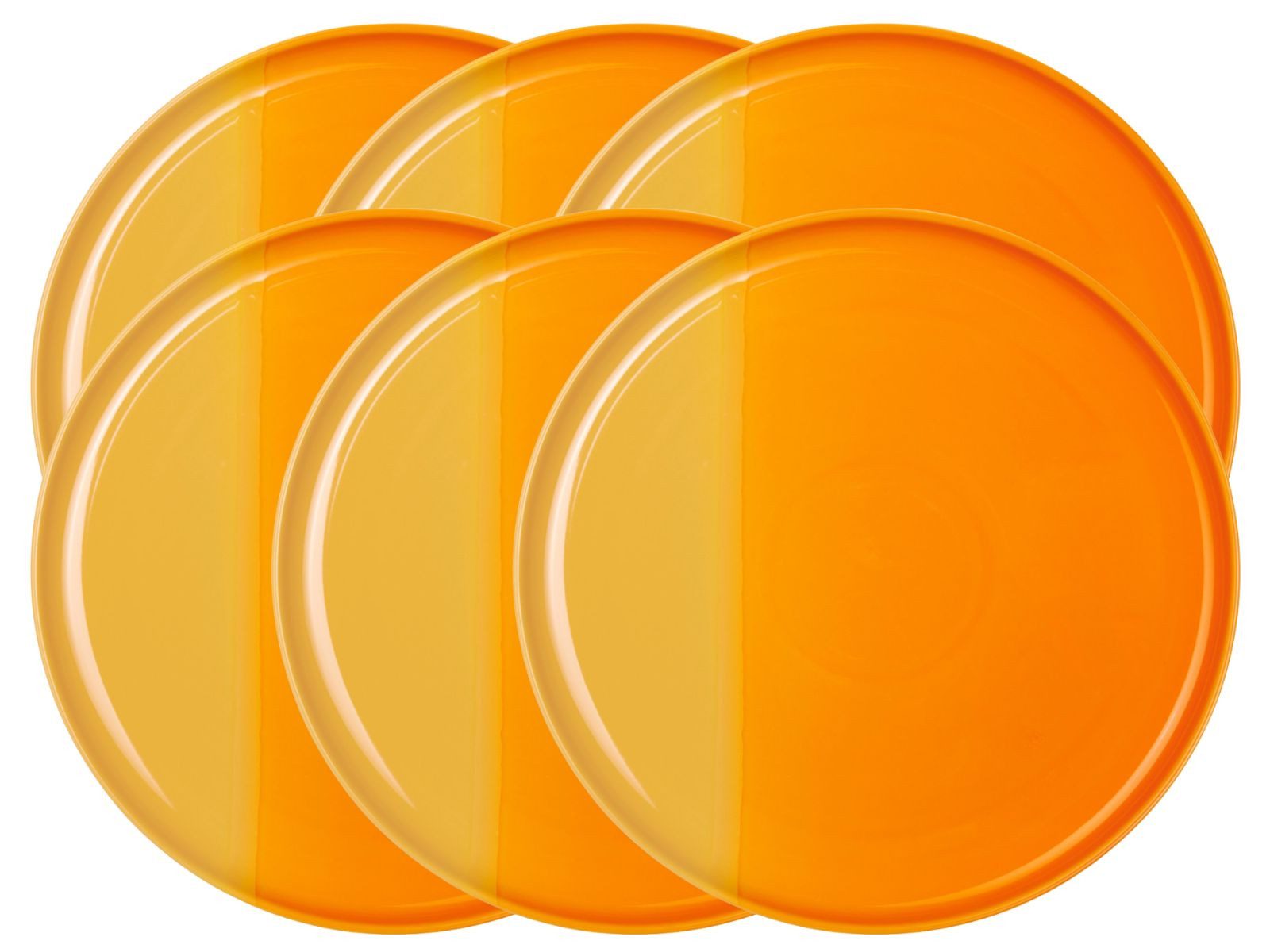 ASA SELECTION Speiseteller joy Speiseteller orange smoothie 26,5cm Set6