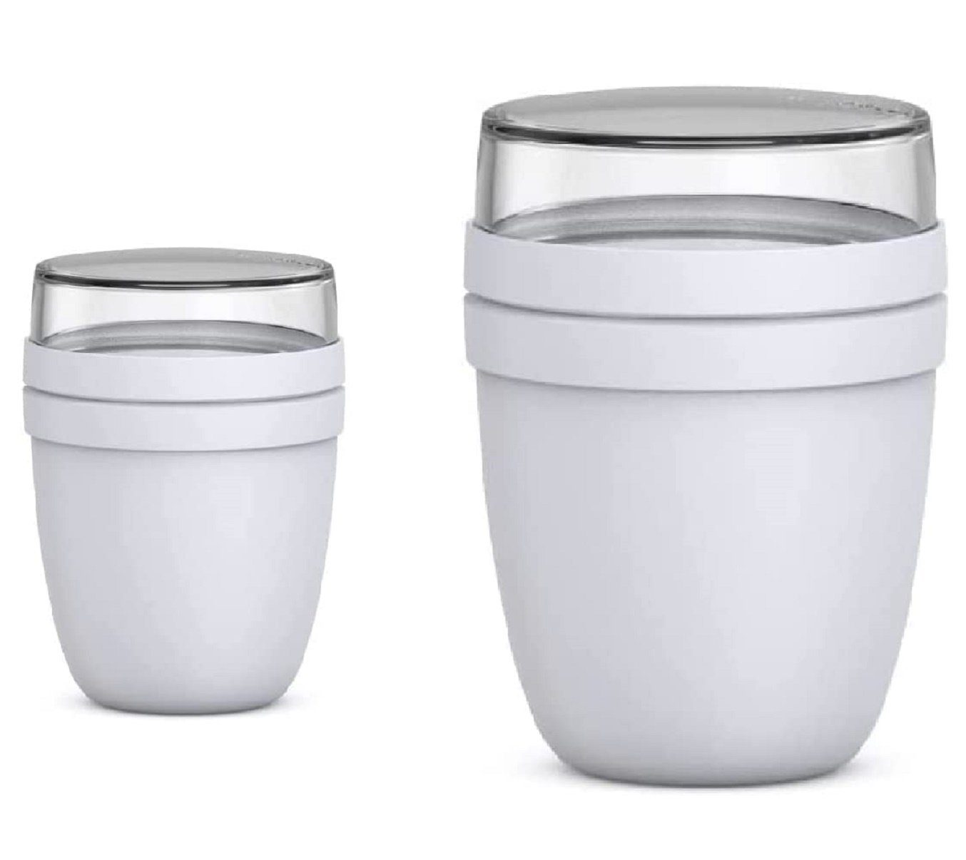 Mepal Lunchbox Duo Pack Lunchpot Cool Grey, Lunchbox Essensbehälter Reisebecher, Polypropylen