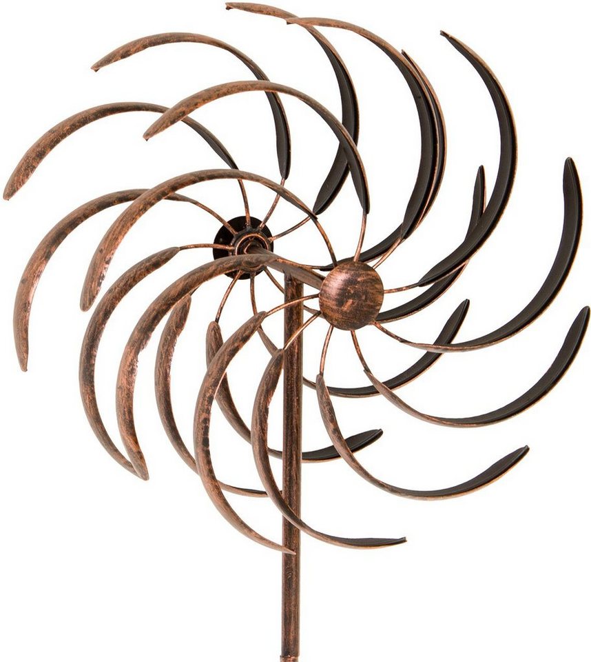NATIV Garten DekoWindrad »Windrad aus Metall, bronze« (1