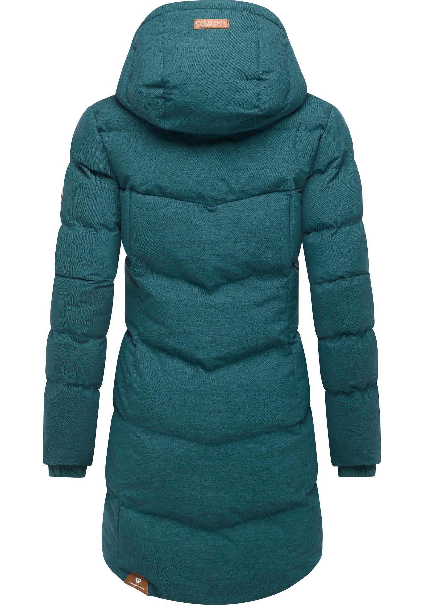 Ragwear Wintermantel Pavla stylischer Winterparka mit Teddyfutter und Kapuze – Bild 3 von 5