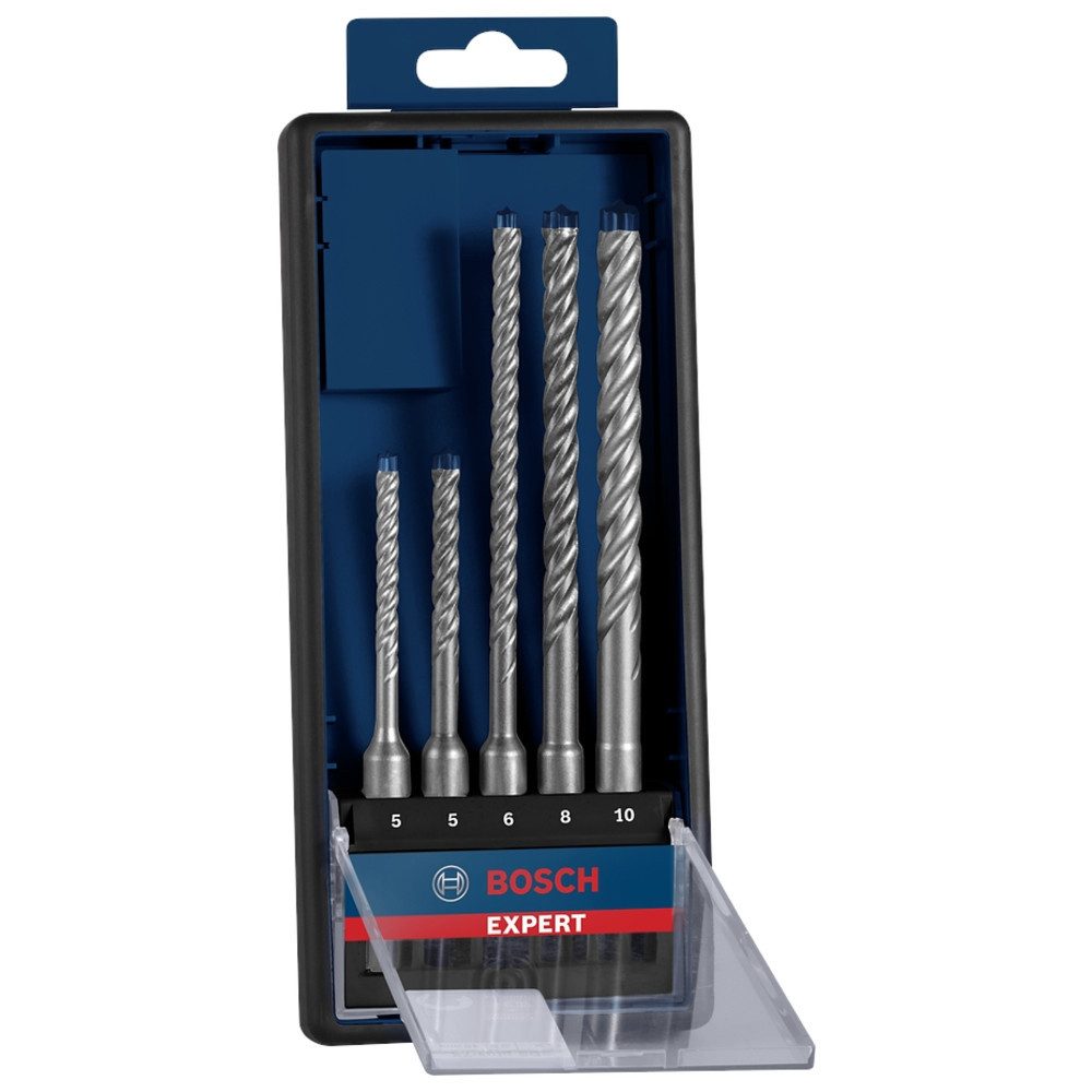 Bosch Professional Bohrmaschine Hammerbohrer-Set Expert SDS plus-7X, 5-teilig, 5-10 mm