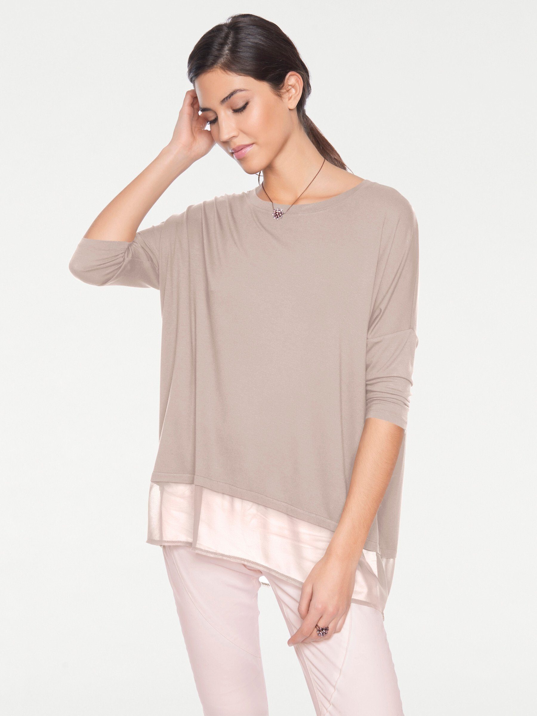 heine T-Shirt Oversized Shirt Langarm