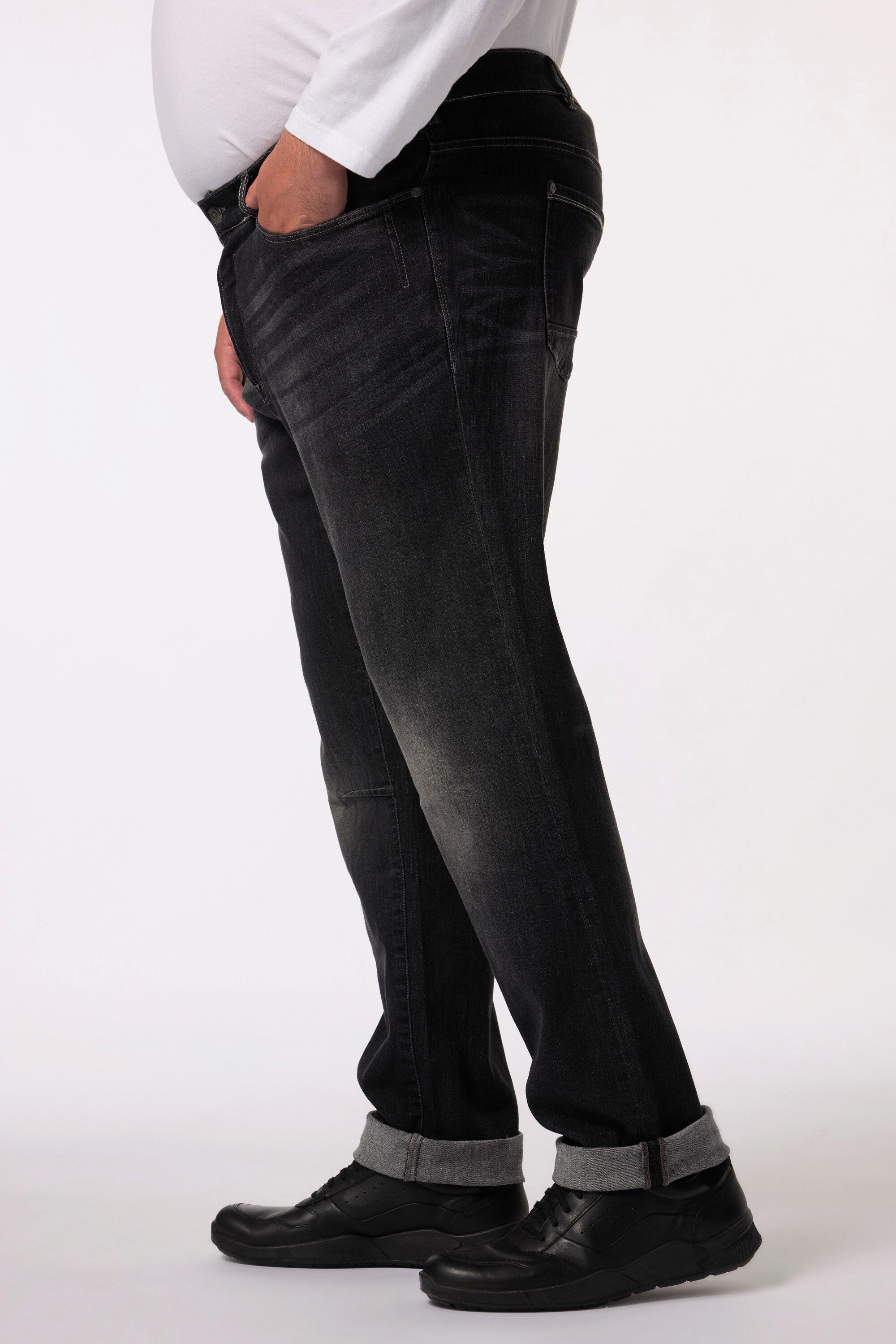 Men Plus 5-Pocket-Jeans Jeans Denim Straight Fit 5-Pocket