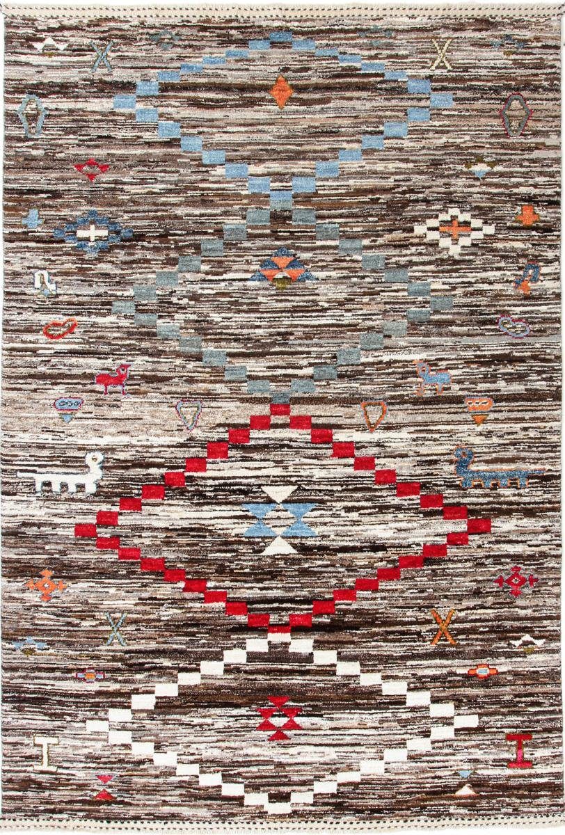 Orientteppich Berber Ghashghai 200x296 Handgeknüpfter Moderner Orientteppich, Nain Trading, rechteckig, Höhe: 10 mm