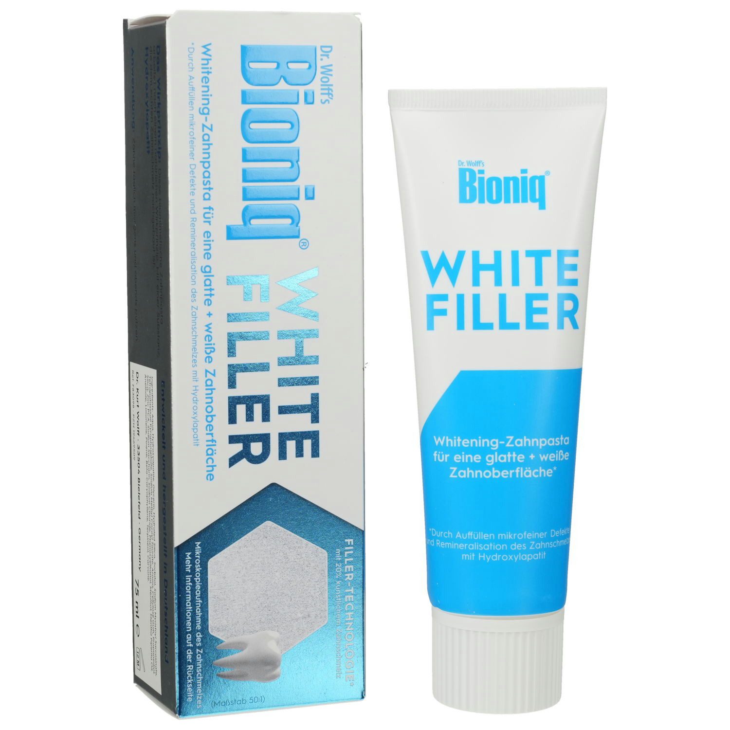 BIONIQ Zahnpasta White Filler Zahnpasta 75ml PZN 19469509